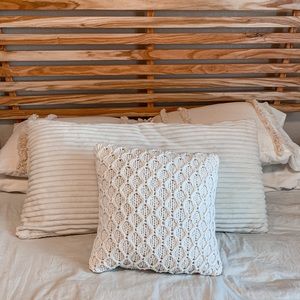 Large White Body Pillow